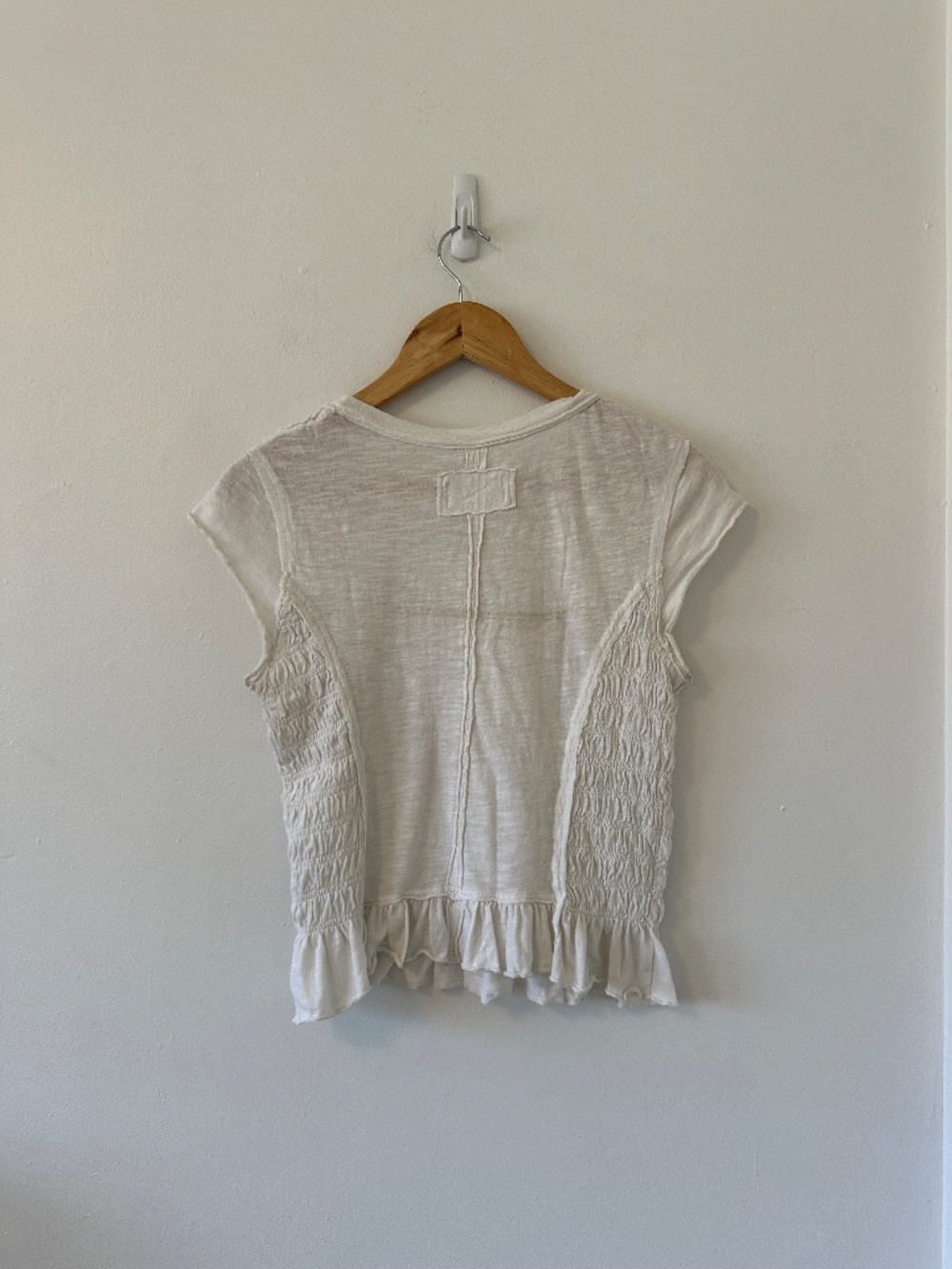 Free People x We The Free Sylvie Tee in Ivory | Size Large - Picture 5 of 12